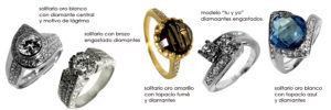anillos romanticos compromiso Plas Gemas
